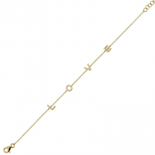 Load image into Gallery viewer, 14K Yellow Gold Diamond LOVE Bracelet
