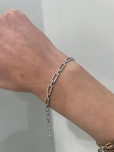 Load image into Gallery viewer, 14K White Gold Diamond Link Bracelet
