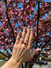 Load image into Gallery viewer, 14K White Gold and Ruby Diamond Ring
