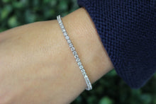 Load image into Gallery viewer, 14K White Gold 4ct Tennis Bracelet
